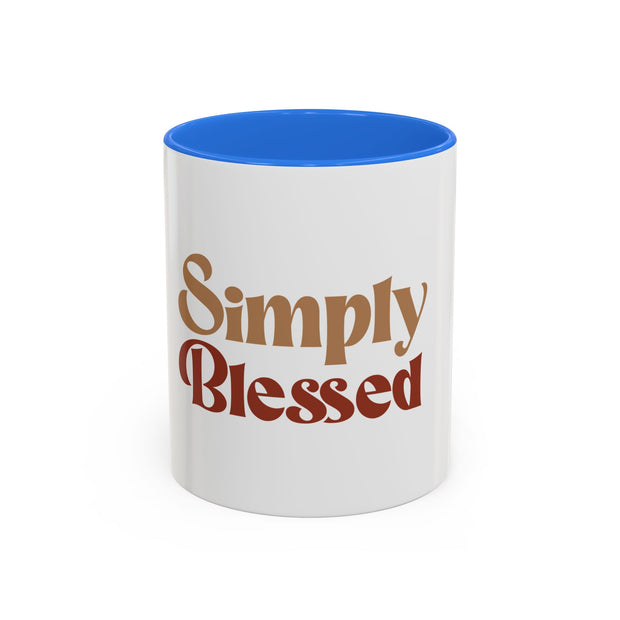 Simply Blessed Colorful Coffee Mug - 11oz & 15oz
