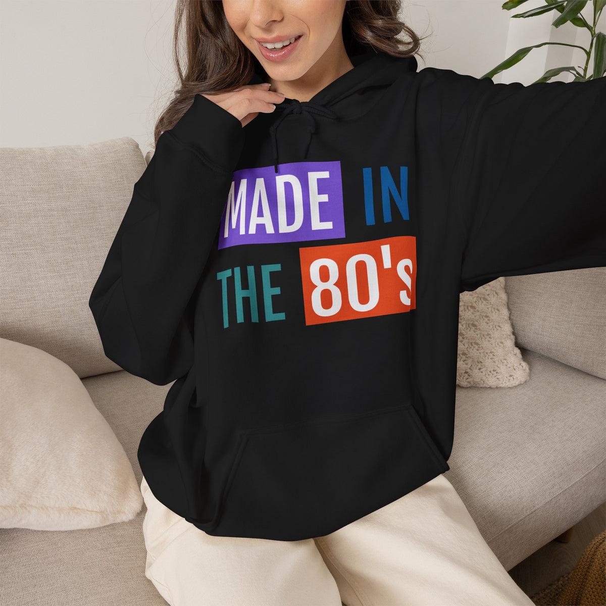Made in the 80s Retro Nostalgia Hoodie