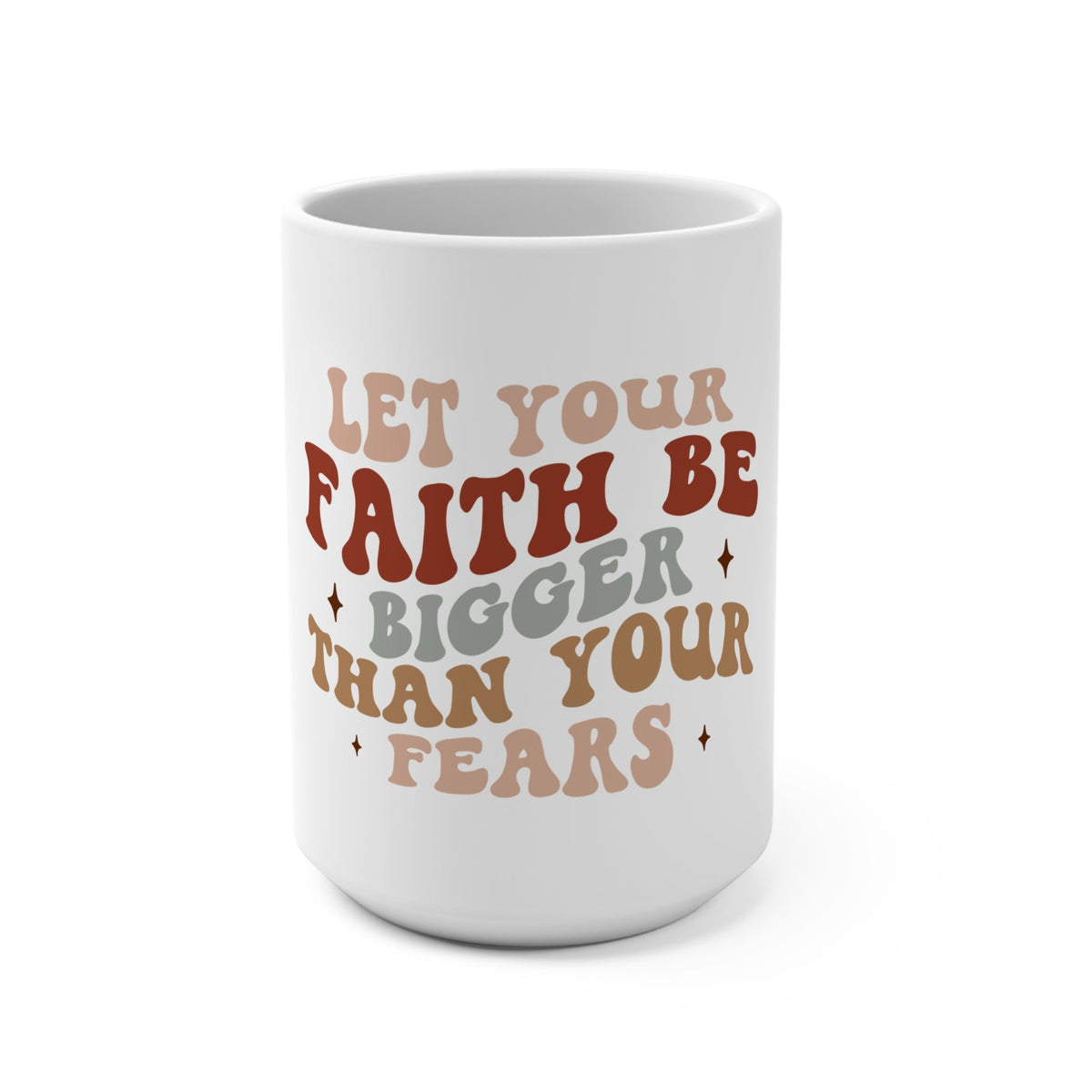 White Ceramic Mug 15oz-