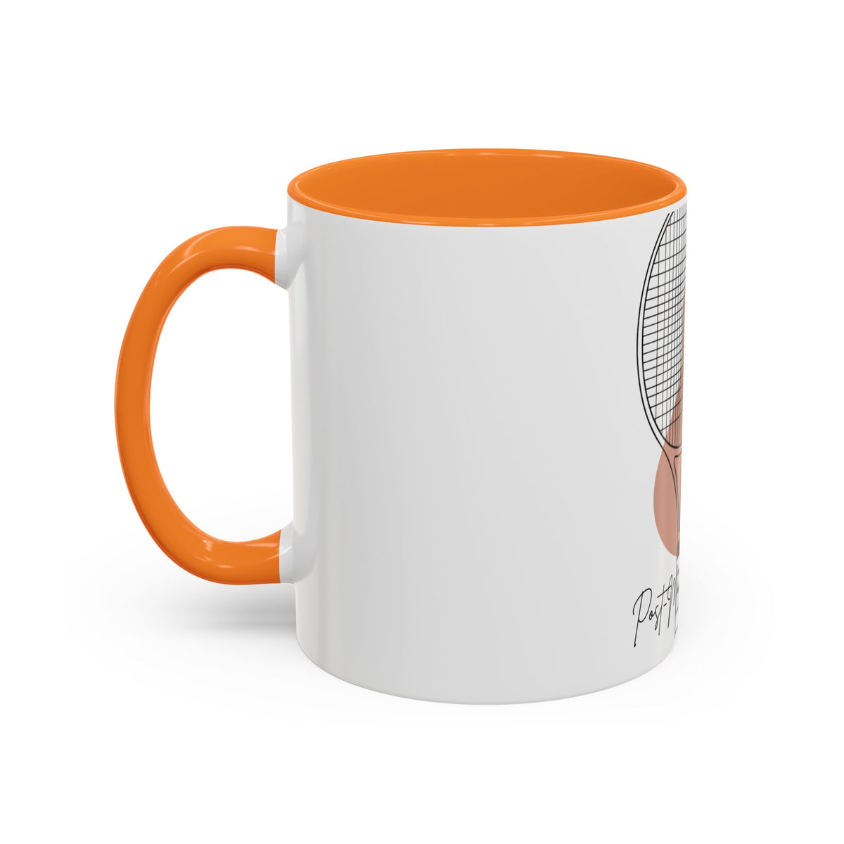 Tennis Racket Coffee Mug – 'Post-Match Hydration' Minimalist Tennis Gift (11oz/15oz)