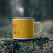 Give Thanks Enamel Camping Mug
