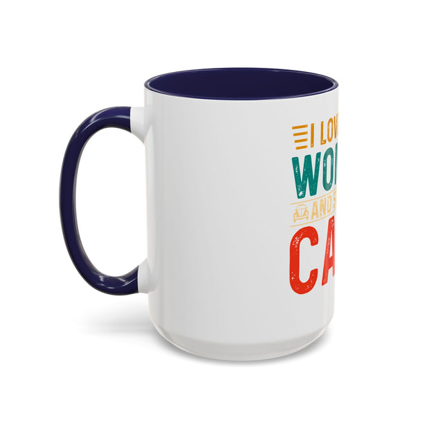 I Love One Woman and Several Cars Coffee Mug | Fun Gift for Car Lovers, Anniversary, Birthday, Personal Use, Home Decor
