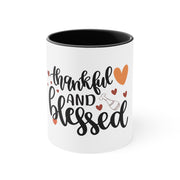 Thankful and Blessed Accent Mugs