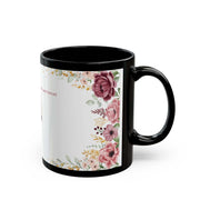 Black Mug (11oz, 15oz)-My Soul is Fed with Needle and Thread