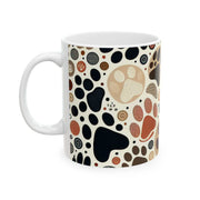 Paw Print Ceramic Mug