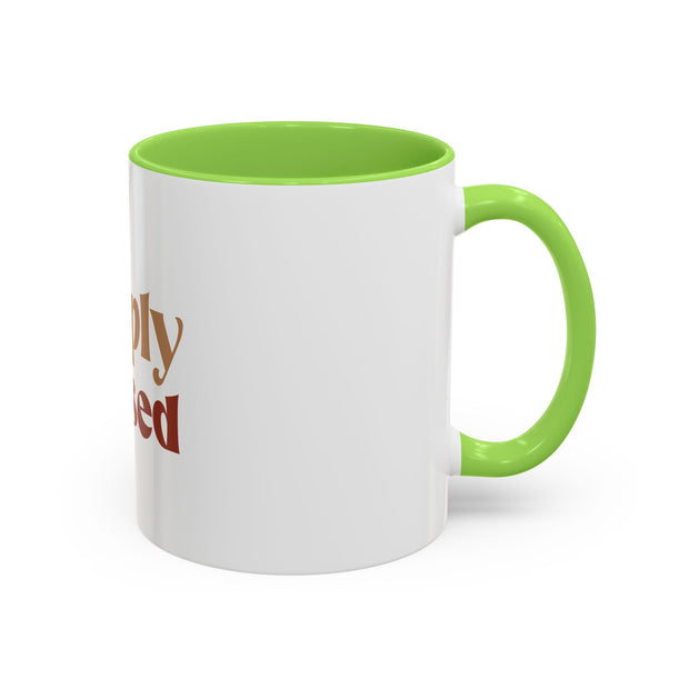 Simply Blessed Colorful Coffee Mug - 11oz & 15oz