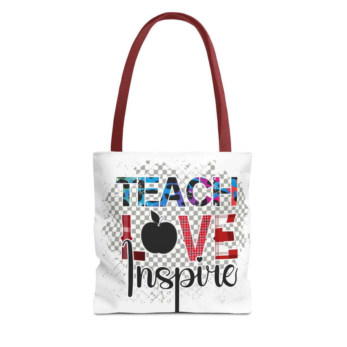 Teach Love Inspire Tote Bag — Teacher Appreciation Classroom Gift