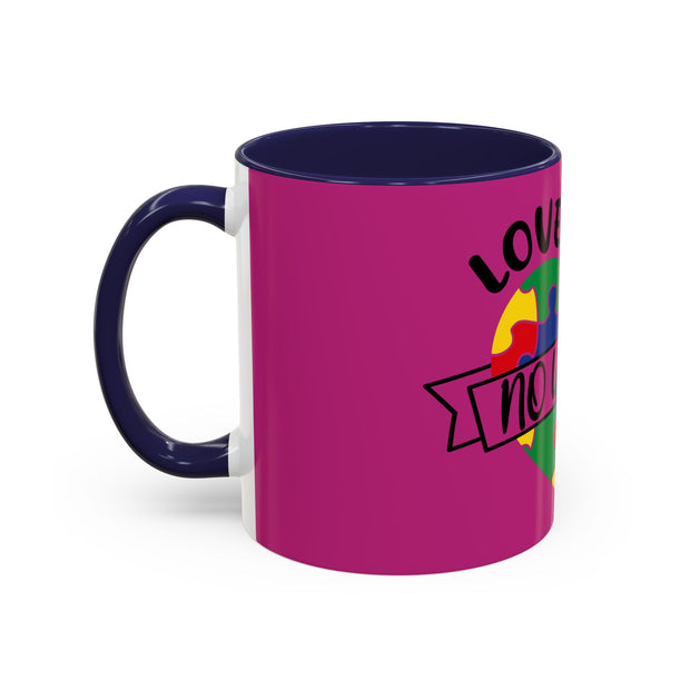 Accent Coffee Mug (11, 15oz)-Love Needs No Words