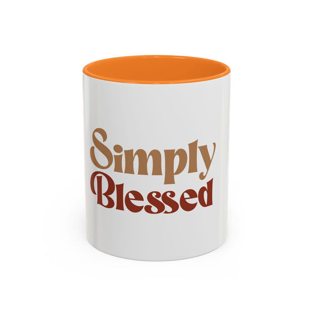 Simply Blessed Colorful Coffee Mug - 11oz & 15oz