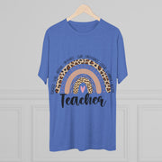 Leopard Print Teacher Tee, Inspirational Teacher Shirt, Gift for Educators, Back to School Outfit, Classroom Apparel, Unisex Shirt