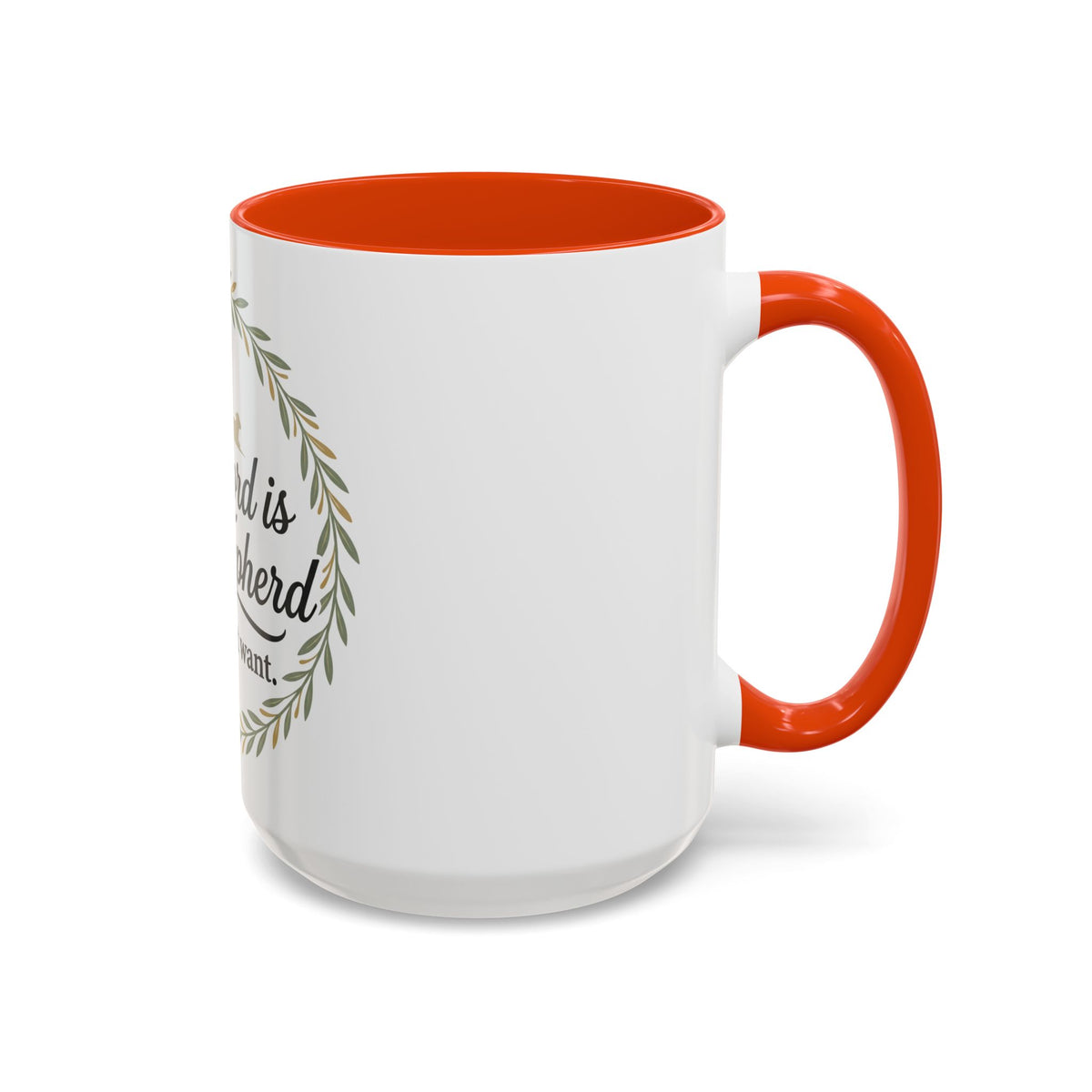 Christian Mug — "The Lord Is My Shepherd, I Shall Not Want" Inspirational Coffee Cup