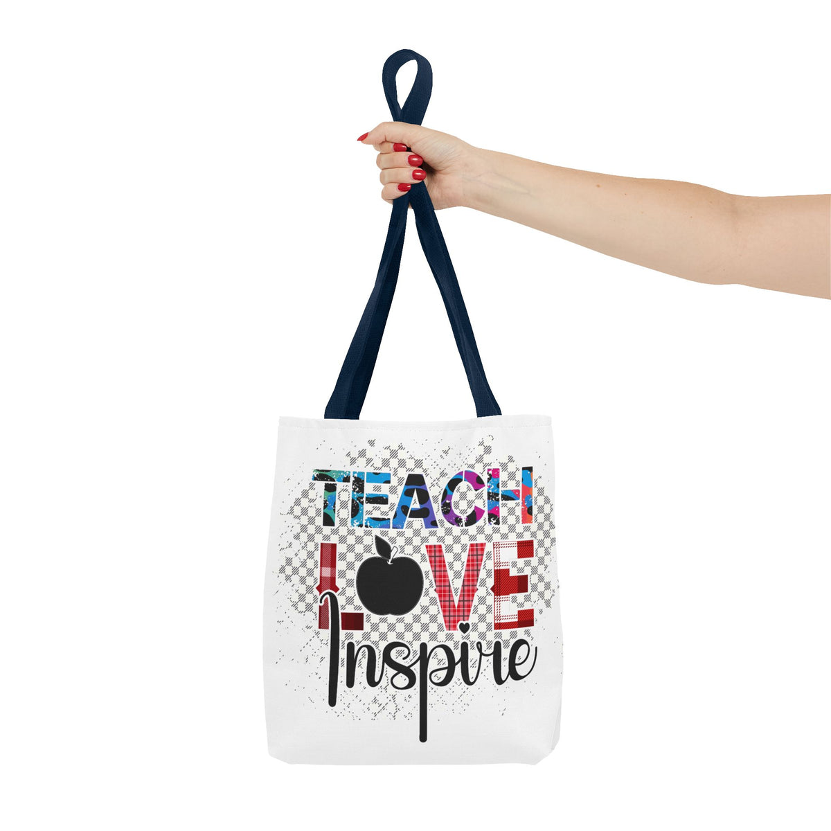 Teach Love Inspire Tote Bag — Teacher Appreciation Classroom Gift