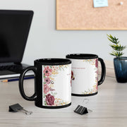Black Mug (11oz, 15oz)-My Soul is Fed with Needle and Thread