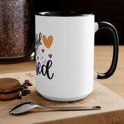 Thankful and Blessed Accent Mugs