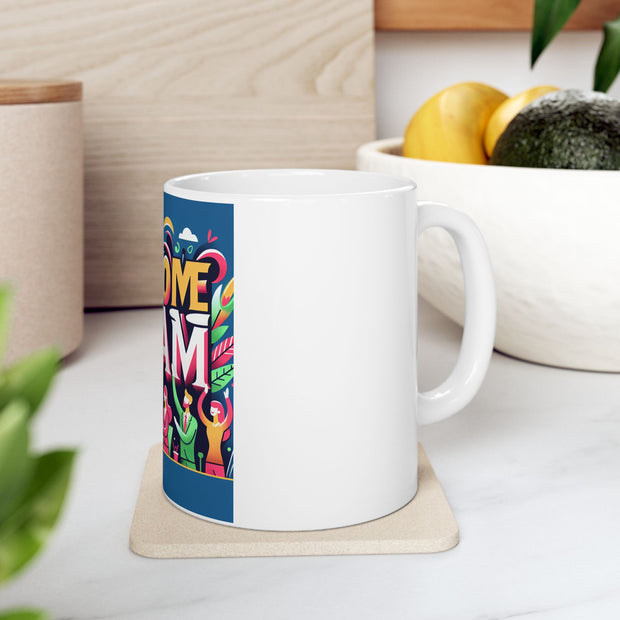 Welcome to the Team Ceramic Mug - Perfect Gift for Coworkers, Office Decor, Employee Appreciation, Motivational Coffee Cup, Team Spirit