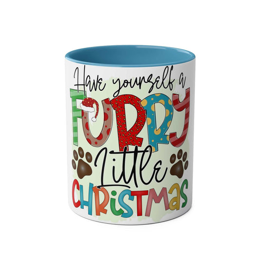 Furry little Christmas mugs