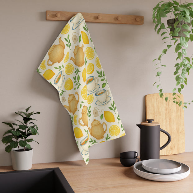 Charming Tea Towels, Kitchen Decor, Gift for Tea Lovers, Lemonade Party, Home Essentials
