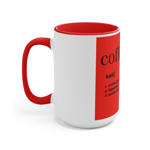 Dictionary Definition Accent Mugs