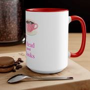 Good Coffee-Good Book Accent Mugs