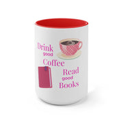 Good Coffee-Good Book Accent Mugs