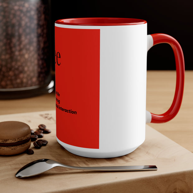 Dictionary Definition Accent Mugs