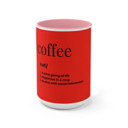 Dictionary Definition Accent Mugs