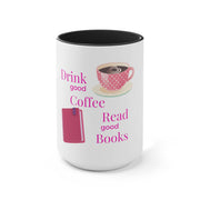 Good Coffee-Good Book Accent Mugs