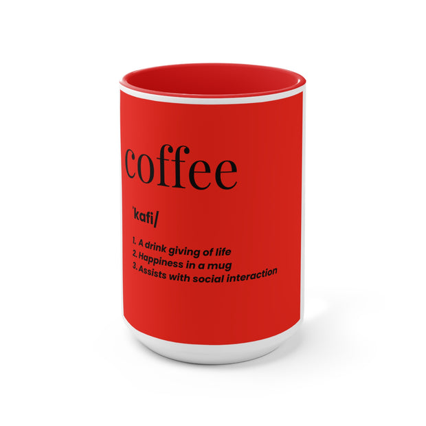 Dictionary Definition Accent Mugs