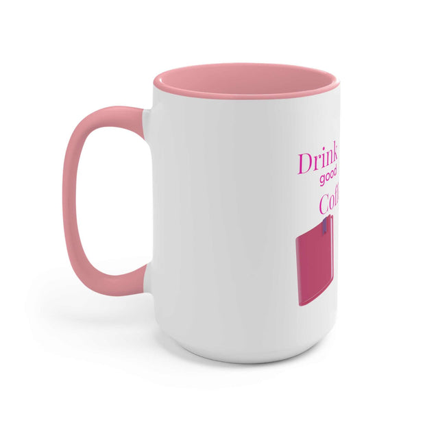 Good Coffee-Good Book Accent Mugs