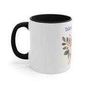 Take a Coffee Floral Accent Mugs