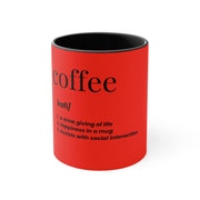 Dictionary Definition Accent Mugs