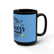 Throwing Kindness Black Mug 15oz