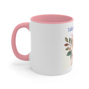 Take a Coffee Floral Accent Mugs