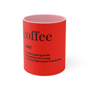 Dictionary Definition Accent Mugs