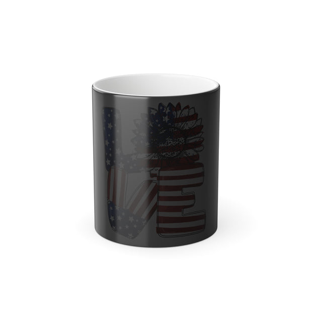 Sunflower USA Color Morphing Mug