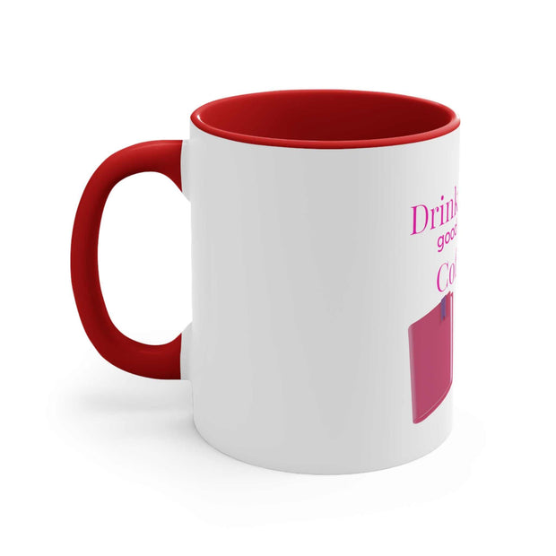 Good Coffee-Good Book Accent Mugs
