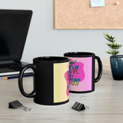 11oz Black Mug