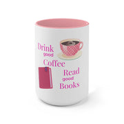 Good Coffee-Good Book Accent Mugs