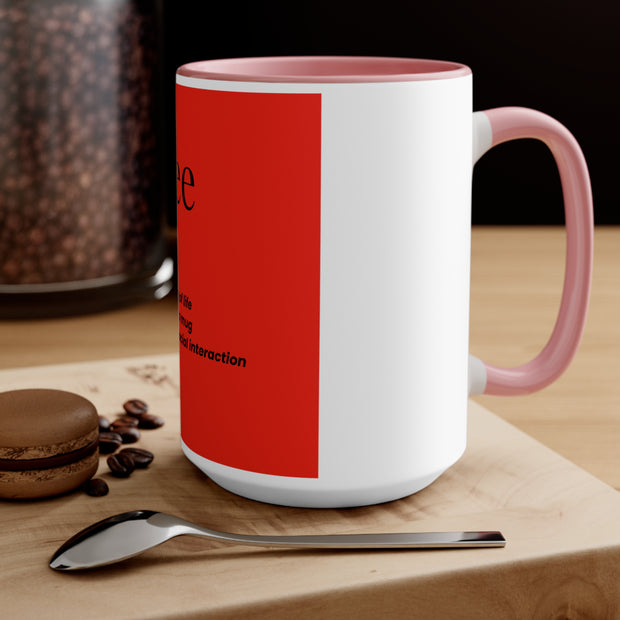 Dictionary Definition Accent Mugs