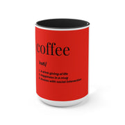 Dictionary Definition Accent Mugs